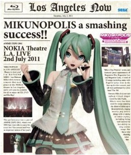 [Blu-ray] MIKUNOPOLIS in LOS ANGELES “はじめまして、初音ミクです”