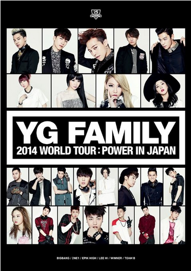 [DVD] YG FAMILY WORLD TOUR 2014 -POWER- in Japan