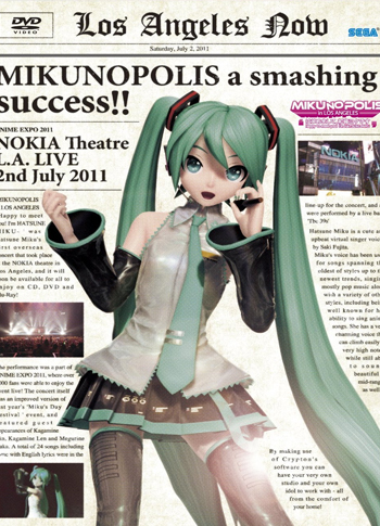 MIKUNOPOLIS in LOS ANGELES “はじめまして、初音ミクです”